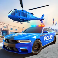 Взлом US Police Car Transporter Game (Полицейский транспорт игры)  [МОД Меню] - полная версия apk на Андроид