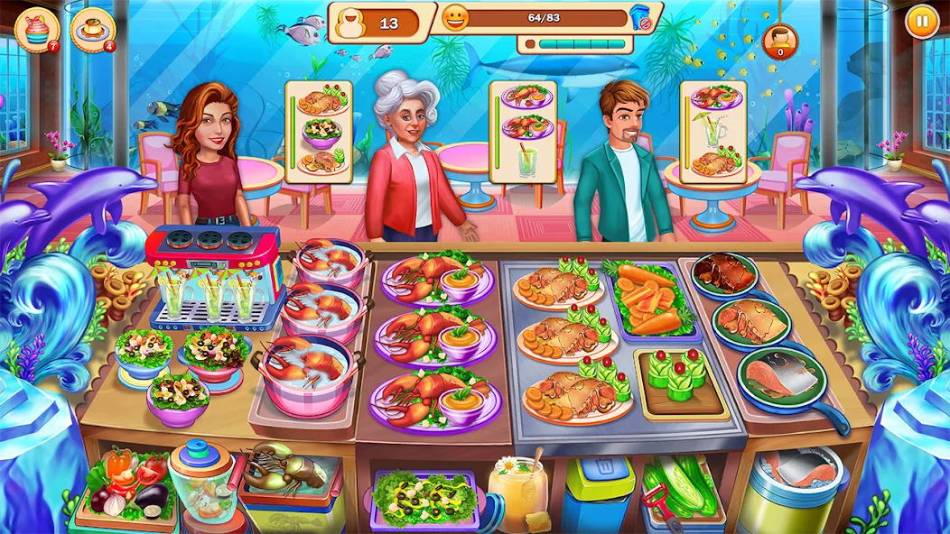 Food Cooking: Chef Restaurant  [МОД Бесконечные монеты] Screenshot 4