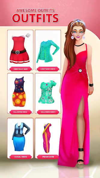 Girls Dress Up: Makeup Games  [МОД Много денег] Screenshot 4