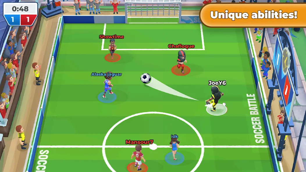 Soccer Battle -  PvP Football  [МОД Menu] Screenshot 3