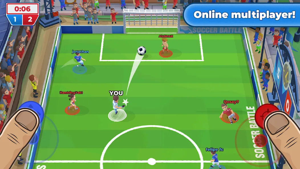 Soccer Battle -  PvP Football  [МОД Menu] Screenshot 4