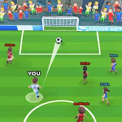 Скачать взлом Soccer Battle -  PvP Football  [МОД Menu] - последняя версия apk на Андроид