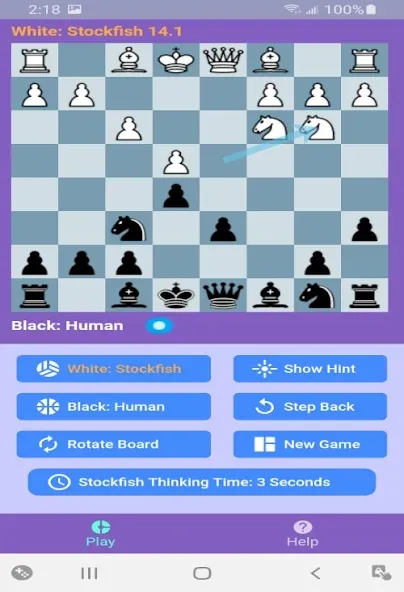 Chess With Stockfish 16  [МОД Бесконечные монеты] Screenshot 2