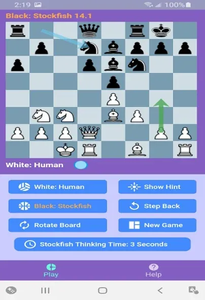 Chess With Stockfish 16  [МОД Бесконечные монеты] Screenshot 3