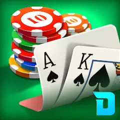 Взлом DH Texas Poker - Texas Hold'em (ДХ Техас Покер)  [МОД Бесконечные деньги] - последняя версия apk на Андроид