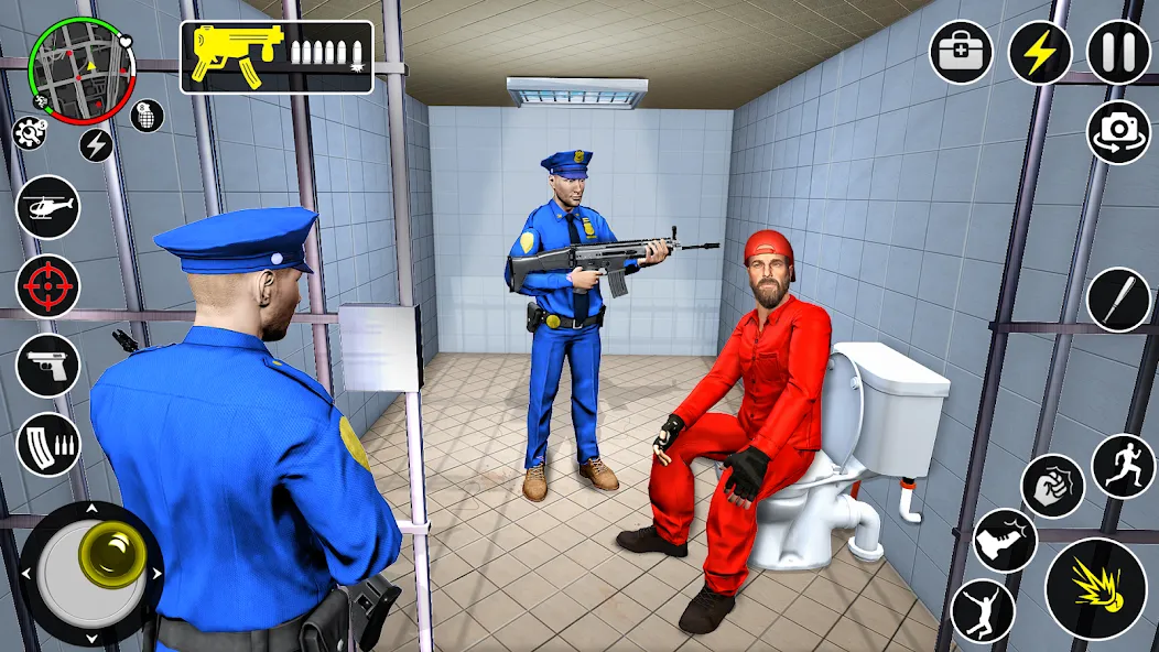 Grand Jailbreak Prison Escape (Гранд Побег из тюрьмы)  [МОД Меню] Screenshot 4