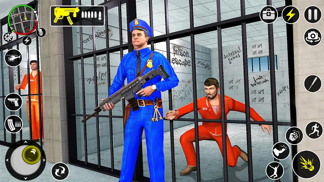 Grand Jailbreak Prison Escape (Гранд Побег из тюрьмы)  [МОД Меню] Screenshot 5