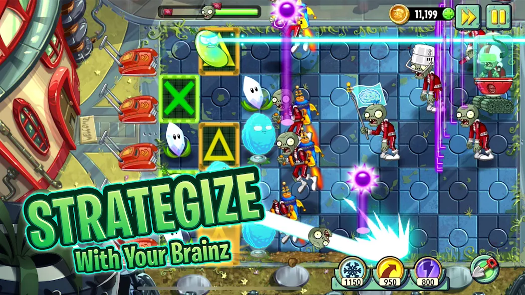 Plants vs. Zombies™ 2  [МОД Mega Pack] Screenshot 1