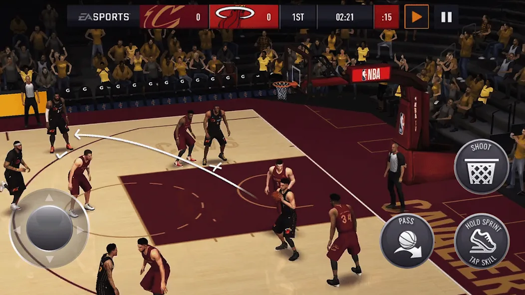 NBA Live Asia (НБА Лайв)  [МОД Меню] Screenshot 1