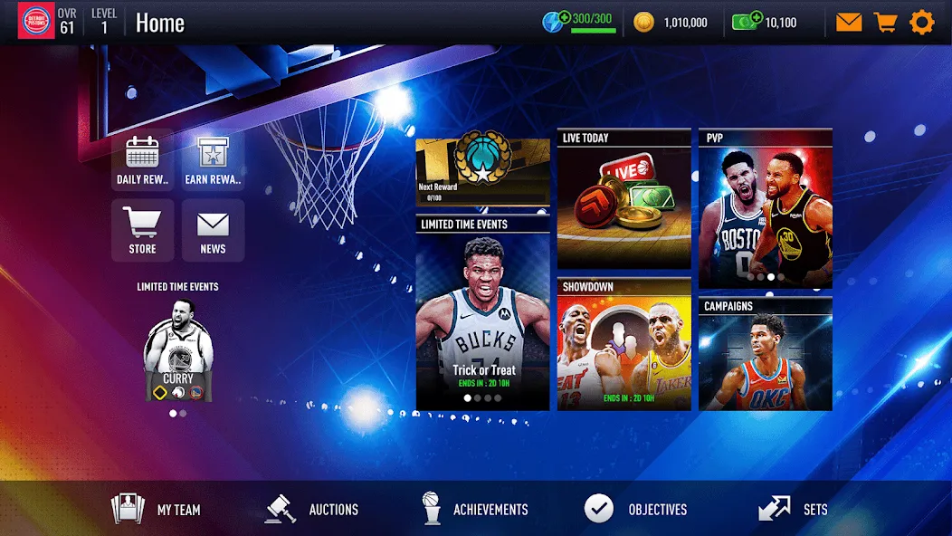 NBA Live Asia (НБА Лайв)  [МОД Меню] Screenshot 3