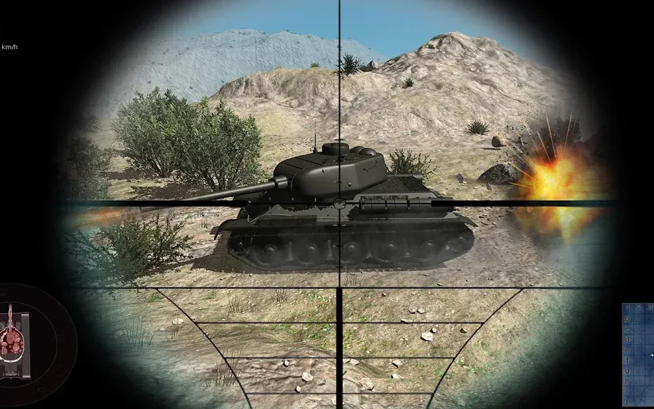 Real Tank Battle : War Machine (Реальное танковое сражение)  [МОД Unlocked] Screenshot 2