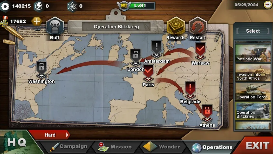 World Conqueror 3-WW2 Strategy (Ворлд Конкерор 3)  [МОД Все открыто] Screenshot 4