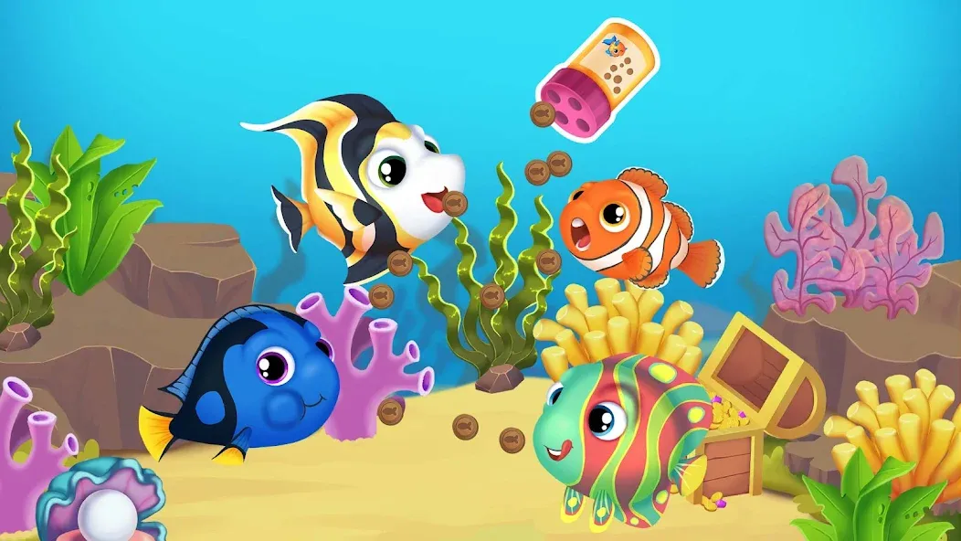 Baby Aquarium - Fish game  [МОД Mega Pack] Screenshot 5