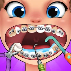 Скачать взломанную Dentist games  [МОД Menu] - последняя версия apk на Андроид