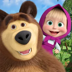 Взломанная Masha and the Bear Educational  [МОД Бесконечные монеты] - последняя версия apk на Андроид