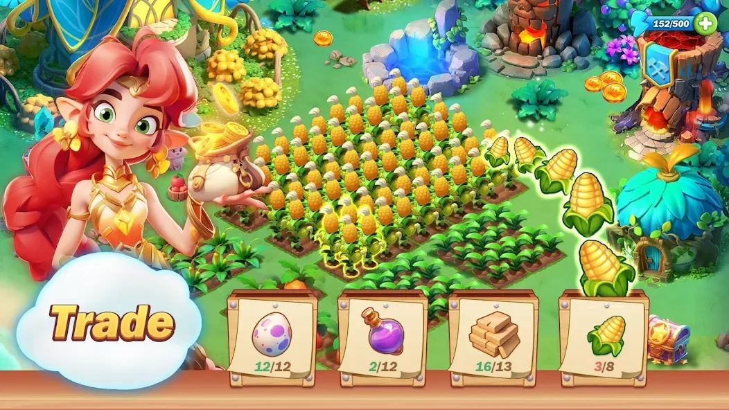 Pixie Island - Farming Game (Пикси Айленд)  [МОД Бесконечные деньги] Screenshot 3