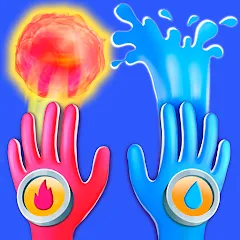 Взломанная Elemental Gloves - Magic Power (Элементальные перчатки)  [МОД Mega Pack] - последняя версия apk на Андроид