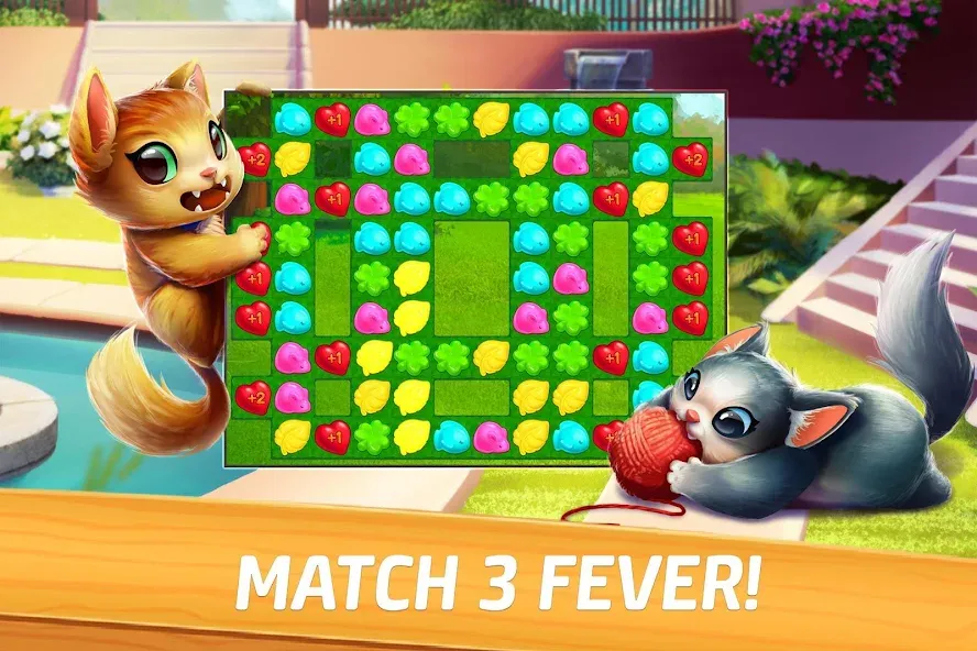 Meow Match (Мяу Матч)  [МОД Бесконечные монеты] Screenshot 4