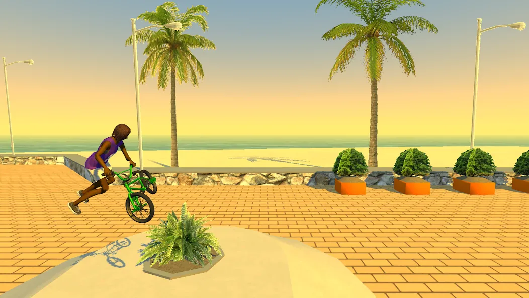 Street Lines: BMX (Стрит Лайнз)  [МОД Бесконечные деньги] Screenshot 1