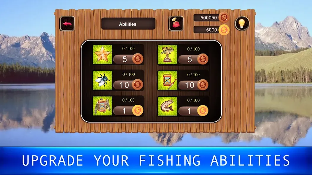 Fish rain: sport fishing  [МОД Все открыто] Screenshot 4