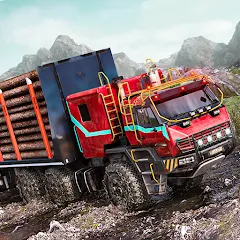 Взломанная Offroad Mud Truck Driving Sim  [МОД Меню] - стабильная версия apk на Андроид