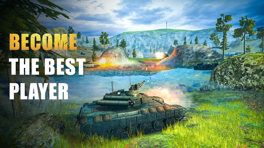 Tank Force: Tank games blitz  [МОД Бесконечные деньги] Screenshot 2