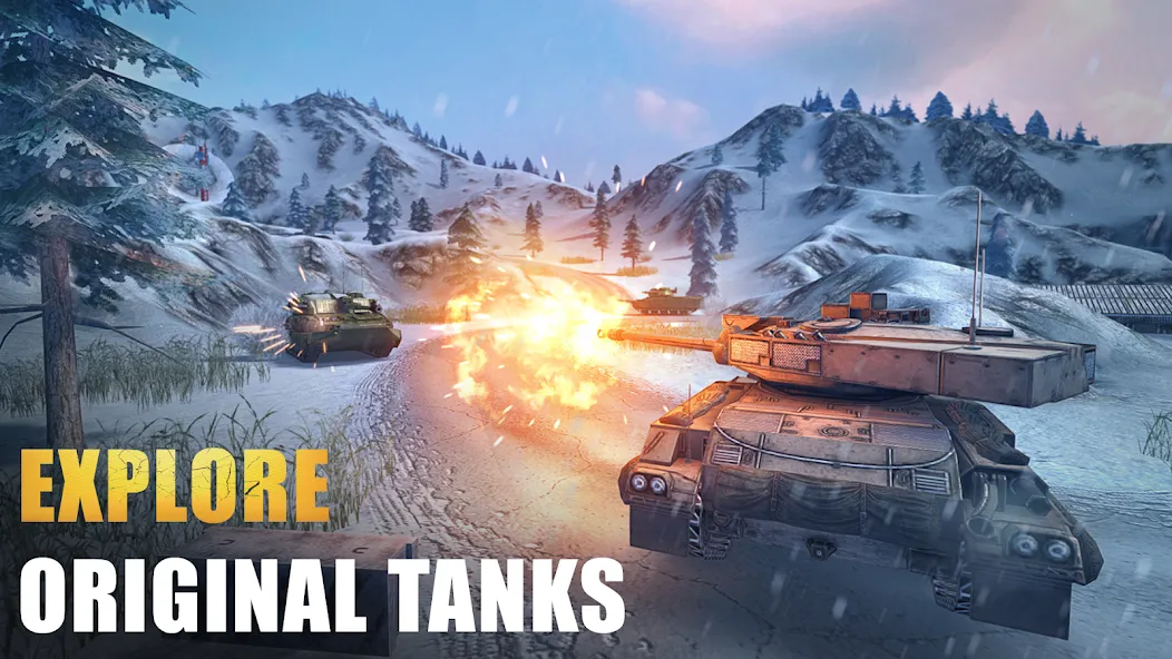 Tank Force: Tank games blitz  [МОД Бесконечные деньги] Screenshot 4