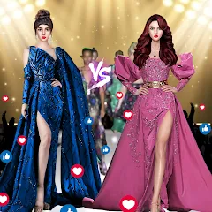 Скачать взломанную Fashion Show: Dress up Games (Фэшн Шоу)  [МОД Mega Pack] - последняя версия apk на Андроид