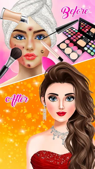 Super Stylist-Fashion Games  [МОД Бесконечные монеты] Screenshot 2