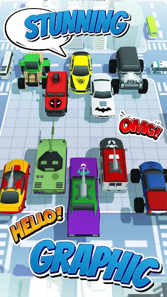 Superhero Car Merge Battle  [МОД Unlocked] Screenshot 4