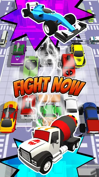 Superhero Car Merge Battle  [МОД Unlocked] Screenshot 5