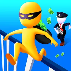 Взлом Thief Run Race 3D: Fun Race  [МОД Unlimited Money] - стабильная версия apk на Андроид