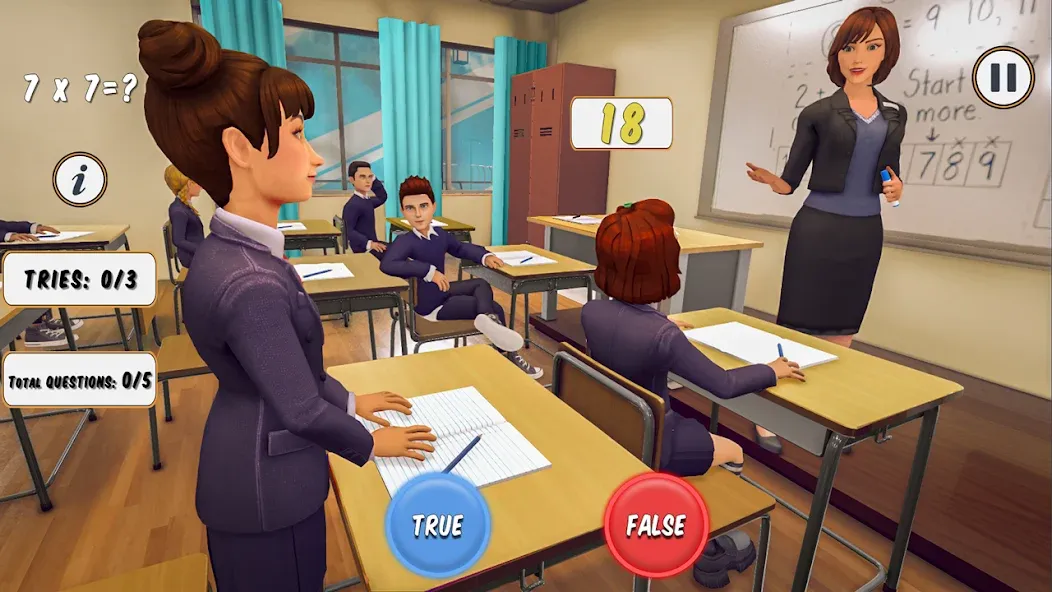 High School Teacher Simulator  [МОД Много денег] Screenshot 2