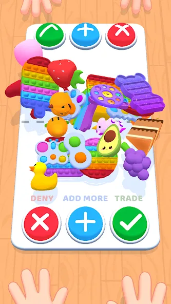 Fidget Toys Trading・Pop It 3D (Фиджет Тойс Трейдинг)  [МОД Много монет] Screenshot 1