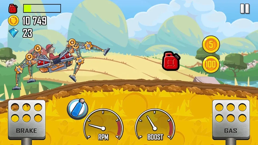 Hill Climb Racing (Хилл Клайм Рейсинг)  [МОД Unlocked] Screenshot 2