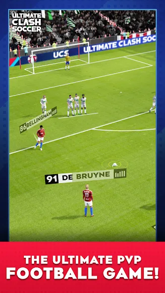 Ultimate Clash Soccer (Ултимейт Драфт Соккер)  [МОД Много монет] Screenshot 1