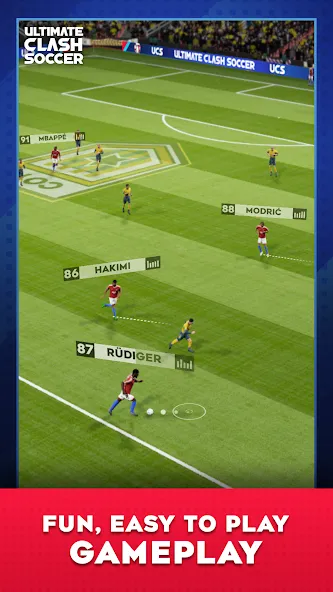 Ultimate Clash Soccer (Ултимейт Драфт Соккер)  [МОД Много монет] Screenshot 3