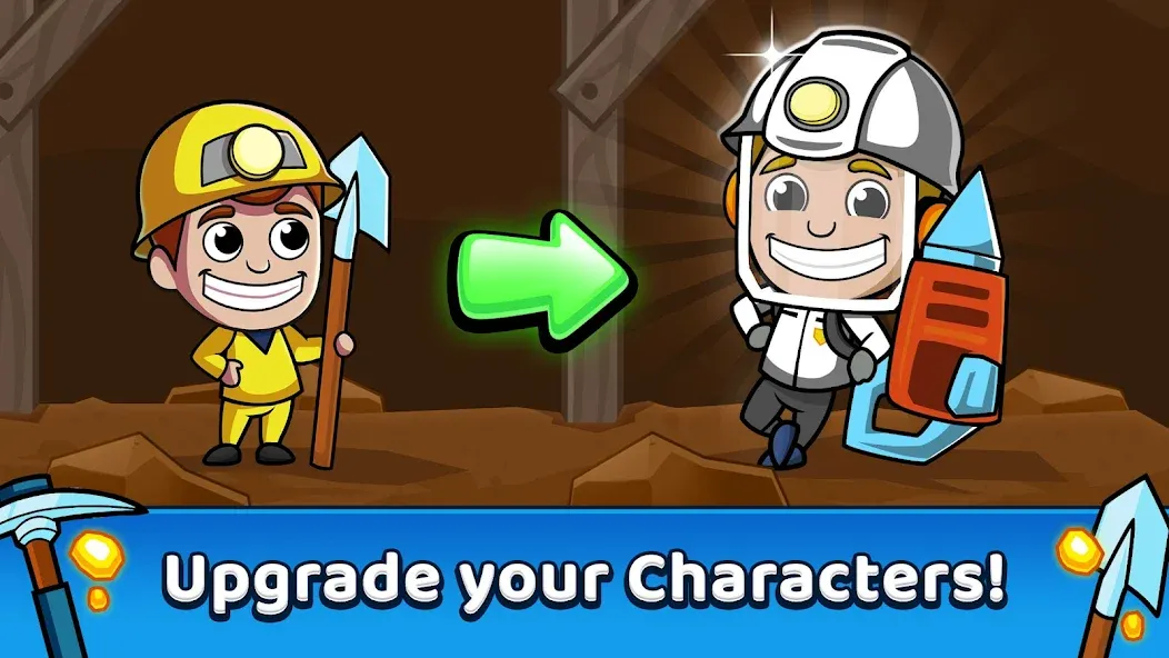 Idle Miner Tycoon: Gold Games  [МОД Много монет] Screenshot 2