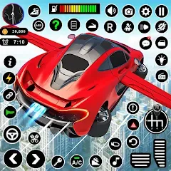 Скачать взлом Flying Car Robot Shooting Game  [МОД Много денег] - последняя версия apk на Андроид