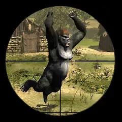 Скачать взлом Gorilla Hunter: Hunting games (Горилла Хантер)  [МОД Бесконечные деньги] - полная версия apk на Андроид