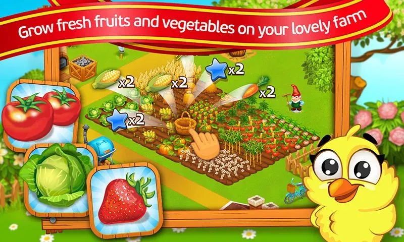 Farm Town: Cartoon Story  [МОД Много денег] Screenshot 5