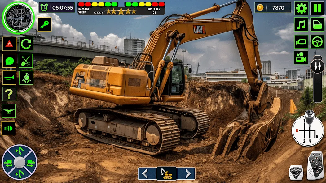 Real Road Construction Games (Реал Роад Конструкшн Геймс)  [МОД Много денег] Screenshot 1