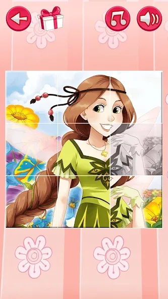 Princess Girls Puzzles - Kids  [МОД Много монет] Screenshot 4