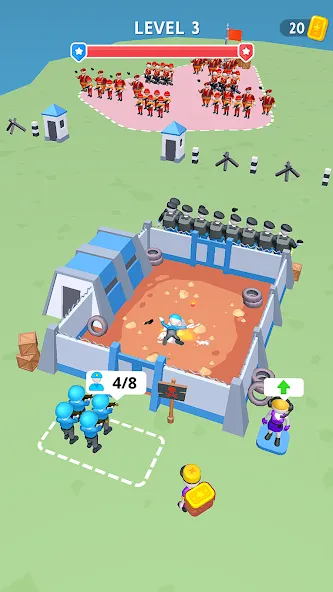 Army War Camp—Battle Game  [МОД Меню] Screenshot 3