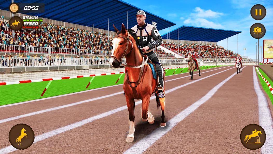 Horse Racing Game: Horse Games  [МОД Бесконечные монеты] Screenshot 3