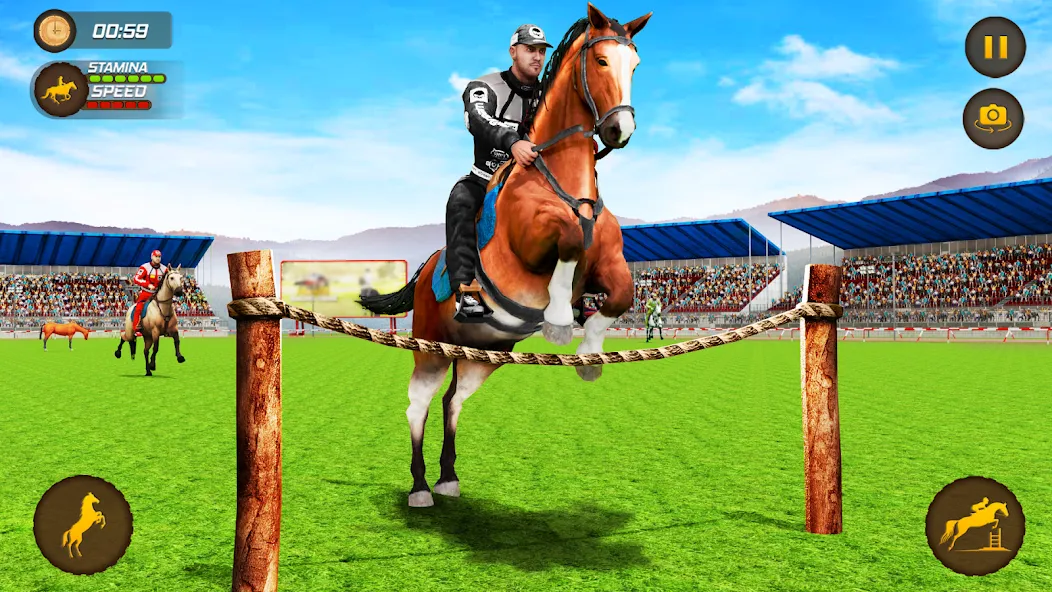 Horse Racing Game: Horse Games  [МОД Бесконечные монеты] Screenshot 5