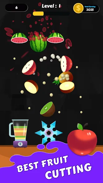 Fruit Cut Master - Crazy Slash (Фрут Кат Мастер)  [МОД Бесконечные деньги] Screenshot 3