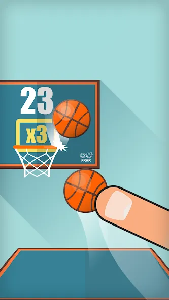 Basketball FRVR - Dunk Shoot (Баскетбол ФРВР)  [МОД Меню] Screenshot 3