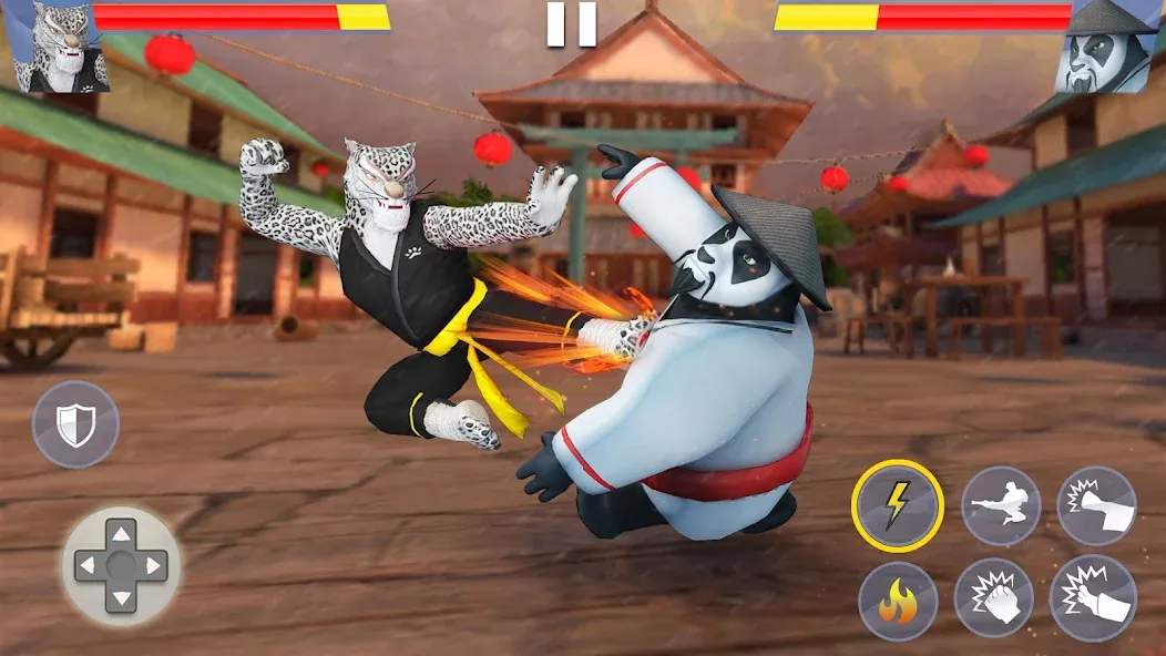 Kung Fu Animal: Fighting Games (Кунгфу животное)  [МОД Menu] Screenshot 2