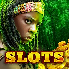 Взломанная The Walking Dead Casino Slots (Зе Вокинг Дед Казино Слотс)  [МОД Много монет] - полная версия apk на Андроид